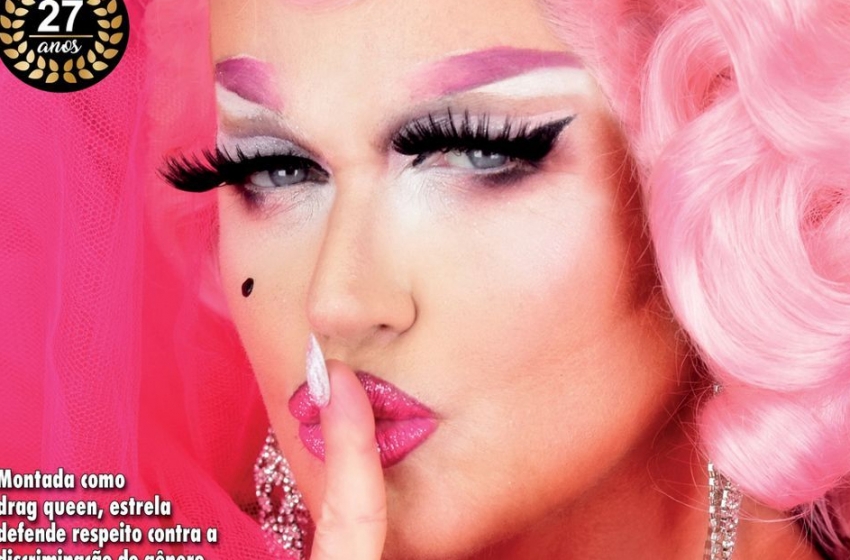  Xuxa estampa capa de 27 anos da Caras montadíssima de drag queen: “A rainha da diversidade”