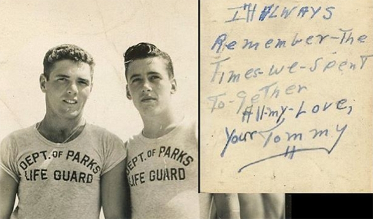  Foto vintage de salva-vidas tirada em 1949 viraliza nas redes sociais por conta de suposto romance entre os dois