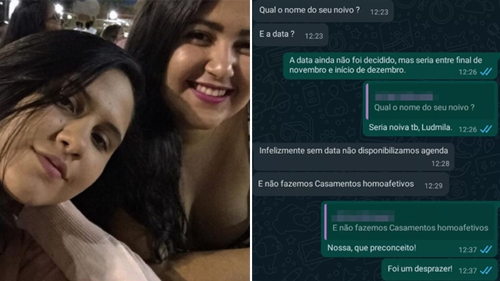  Empresa se recusa a filmar casamento entre lésbicas no Piauí: “Não fazemos casamento homoafetivos”