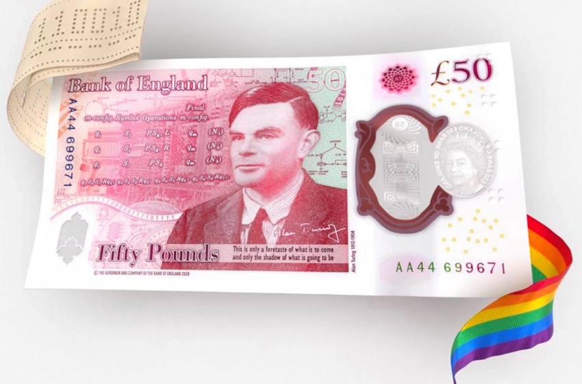  Nova cédula de 50 libras homenageia Alan Turing, matemático gay que ajudou a derrotar a Alemanha nazista