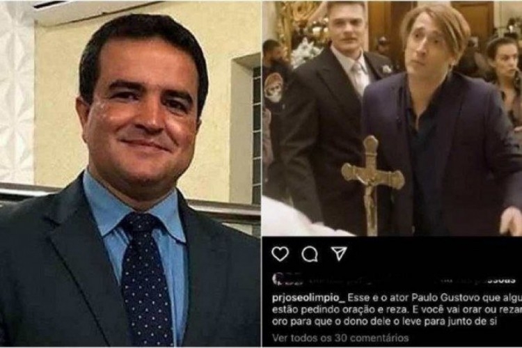  Pastor que rezou pela morte de Paulo Gustavo vai ser processado por homofobia