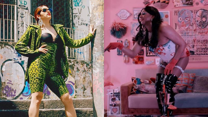  Ravena Creole, Chloe Van Damme e timaço de drags fazem homenagem à Anitta no novo clipe de Xamã