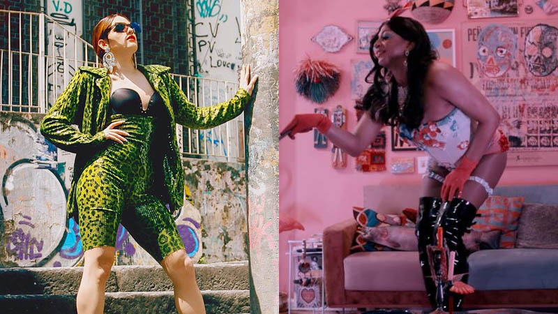 Ravena Creole, Chloe Van Damme e timaço de drags fazem homenagem à Anitta no novo clipe de Xamã