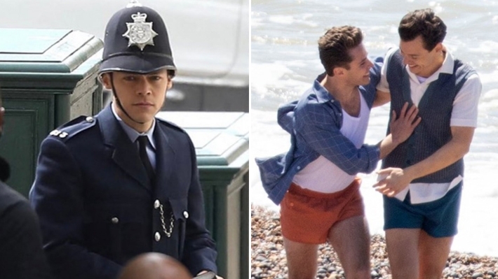  “My Policeman”: Harry Styles surge vestido de policial nos bastidores de romance gay