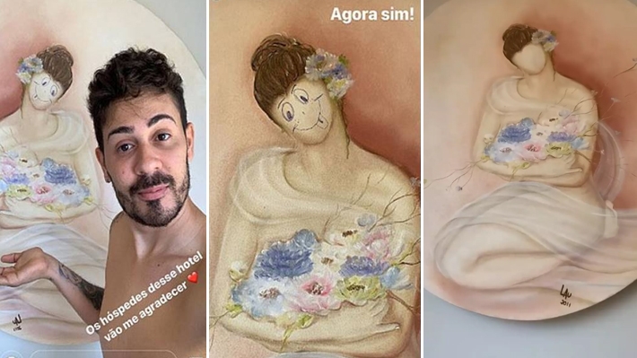  Carlinhos Maia é condenado a pagar R$ 30 mil por vandalizar quadro de artista plástica em hotel de Aracaju