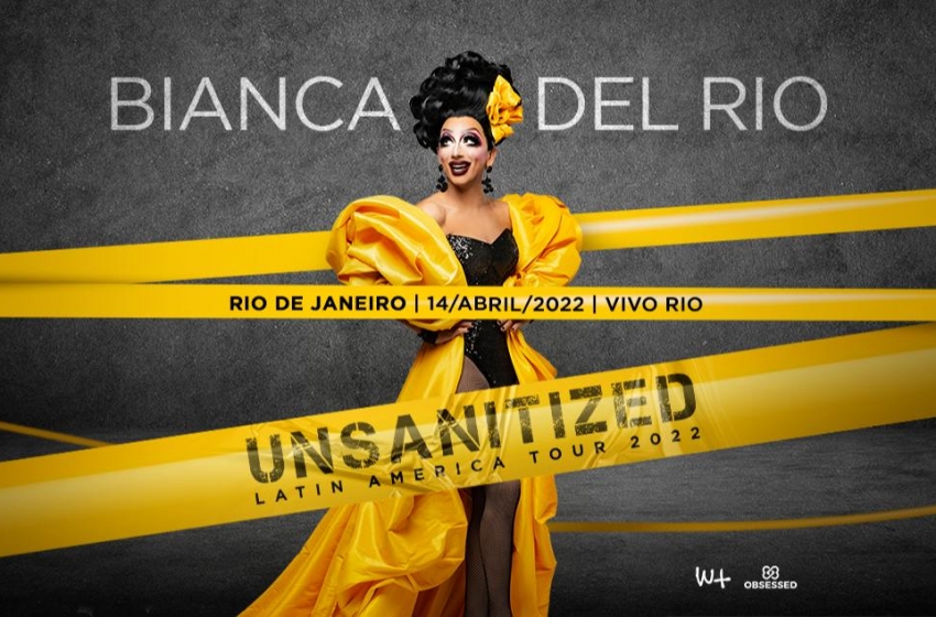  “Unsanitized”: Bianca Del Rio anuncia novas datas de turnê no Rio de Janeiro, Belo Horizonte e Porto Alegre