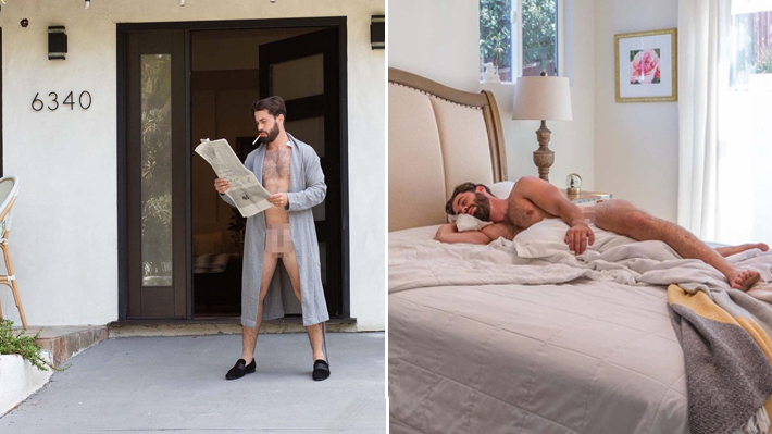 Corretor tem ideia inusitada e protagoniza ensaio nu para vender mansão avaliada em R$ 7 milhões