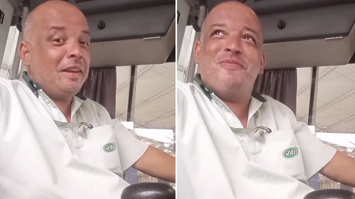  Em novo vídeo, motorista que viralizou na web diz que passageiros não acreditam que ele seja gay