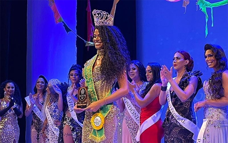  Nicolle Laís, representante do Rio de Janeiro, é eleita Miss Brasil Trans 2021