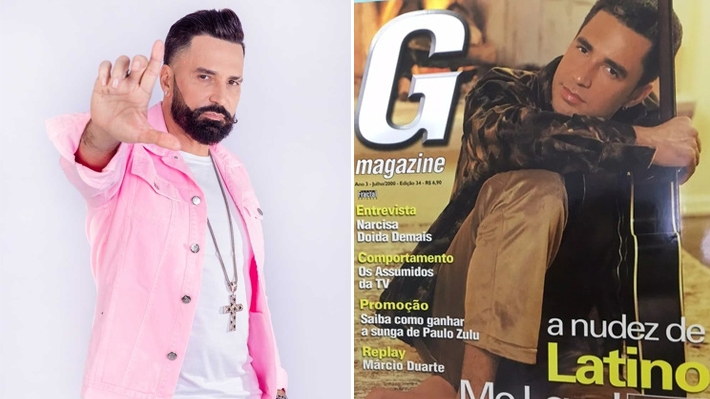  Latino relembra ensaio nu para G Magazine e que teve dificuldade com ereção: “Meu p** não ficava duro”