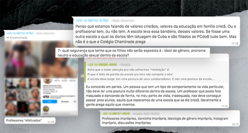 Grupo formado por 150 pais monitora sexualidade e crenças religiosas de professores em escola de SP