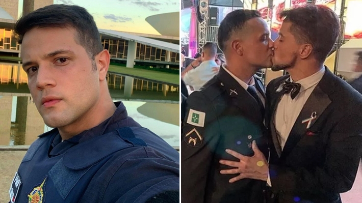  Policial que protagonizou beijo gay em formatura da PM é desligado da Corporação: “Vou contar os podres”