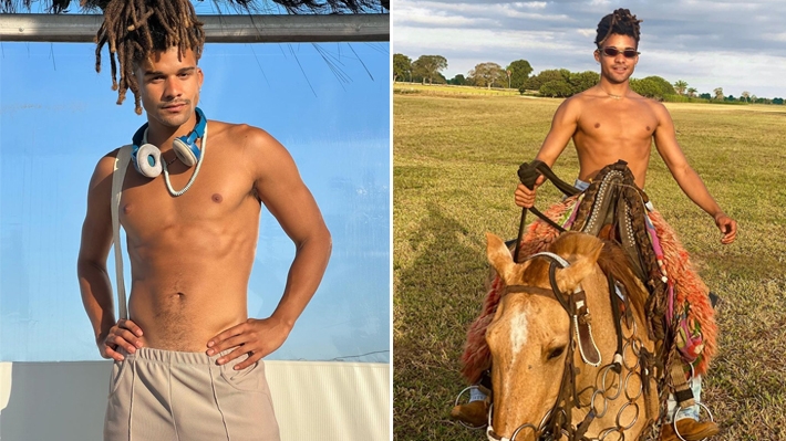  No ar em “Pantanal”, ator Lucas Leto revela receber nudes de homens e mulheres: “Gosto da cachorrada”