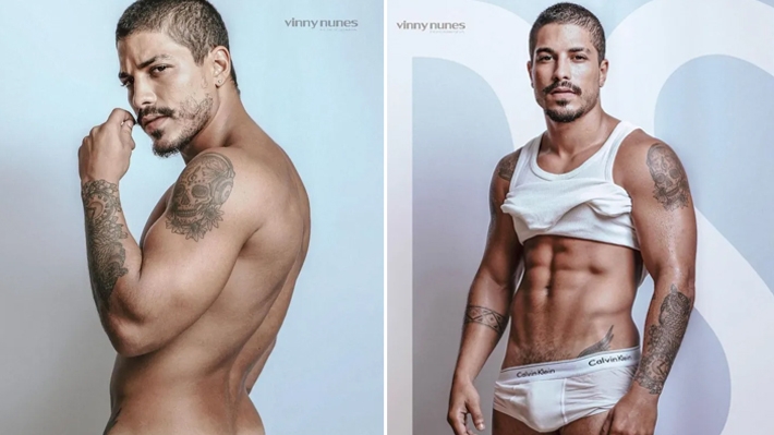 Douglas Sampaio lembra experiência sexual com homem e fala sobre nudes vazadas: “Eu não ligo muito”