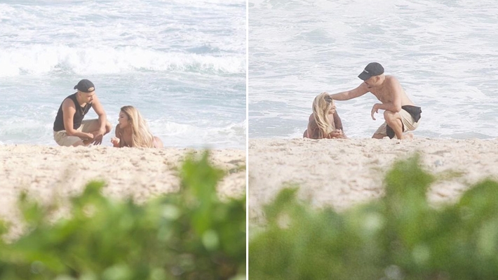 Novo casal?! Pabllo Vittar e Pedro Sampaio são fotografados juntos em praia do Rio de Janeiro