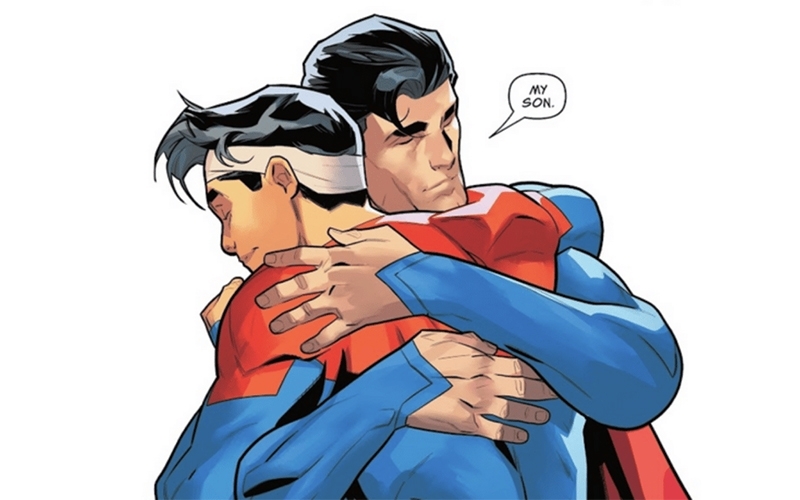  Novo quadrinho da DC Comics mostra o instante em que filho do Super-Homem conta para o pai que é bissexual