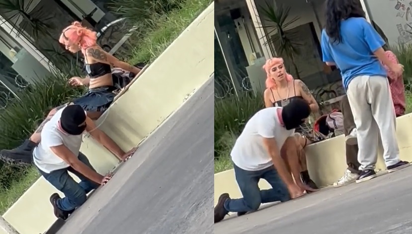 Casal curte fetiche em praça e acende discussão sobre o que pode em local público