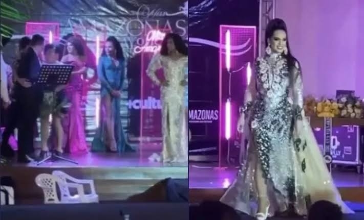  DEU BRIGA: Candidata ao Miss Amazonas Gay se revolta ao perder e agride produtora (vídeo)