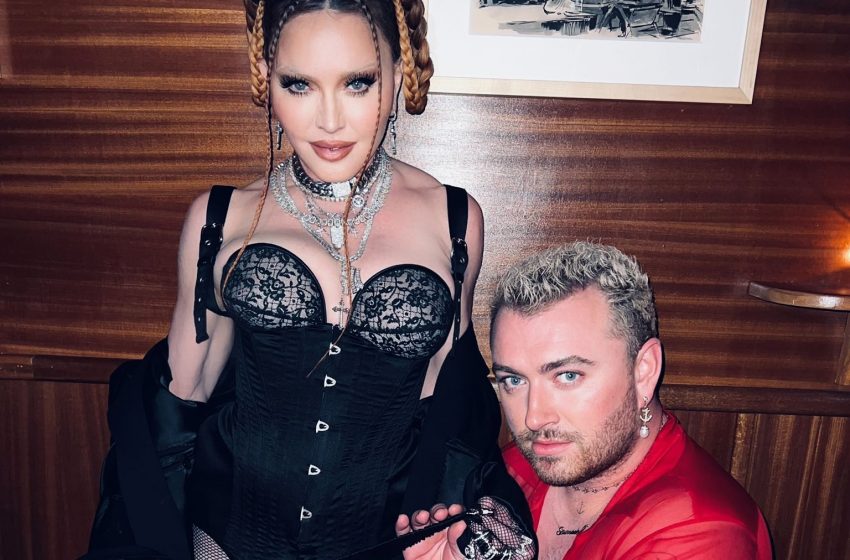  Madonna e Sam Smith divulgam teaser indicando parceria; teor do projeto será revelado nesta quarta