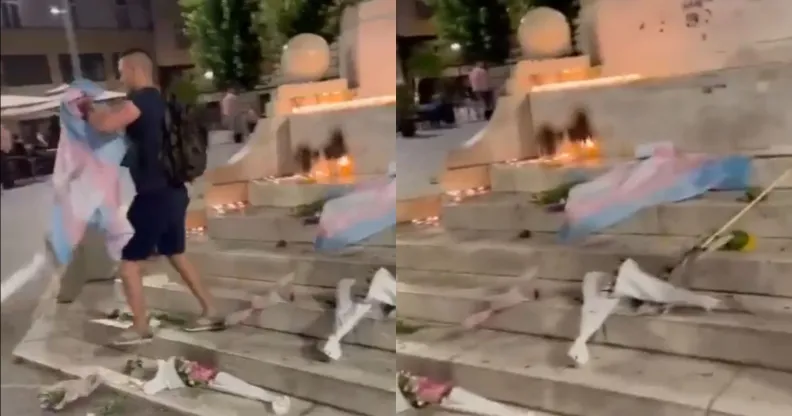 Homem destrói homenagem a garota trans de 18 anos após sua morte