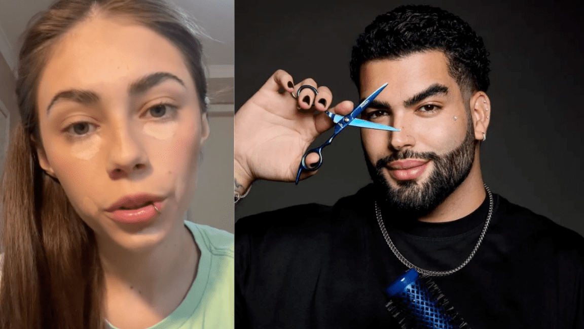 Mulher faz exposed de cabeleireiro famoso do TikTok: “grosso com equipe e namorado”