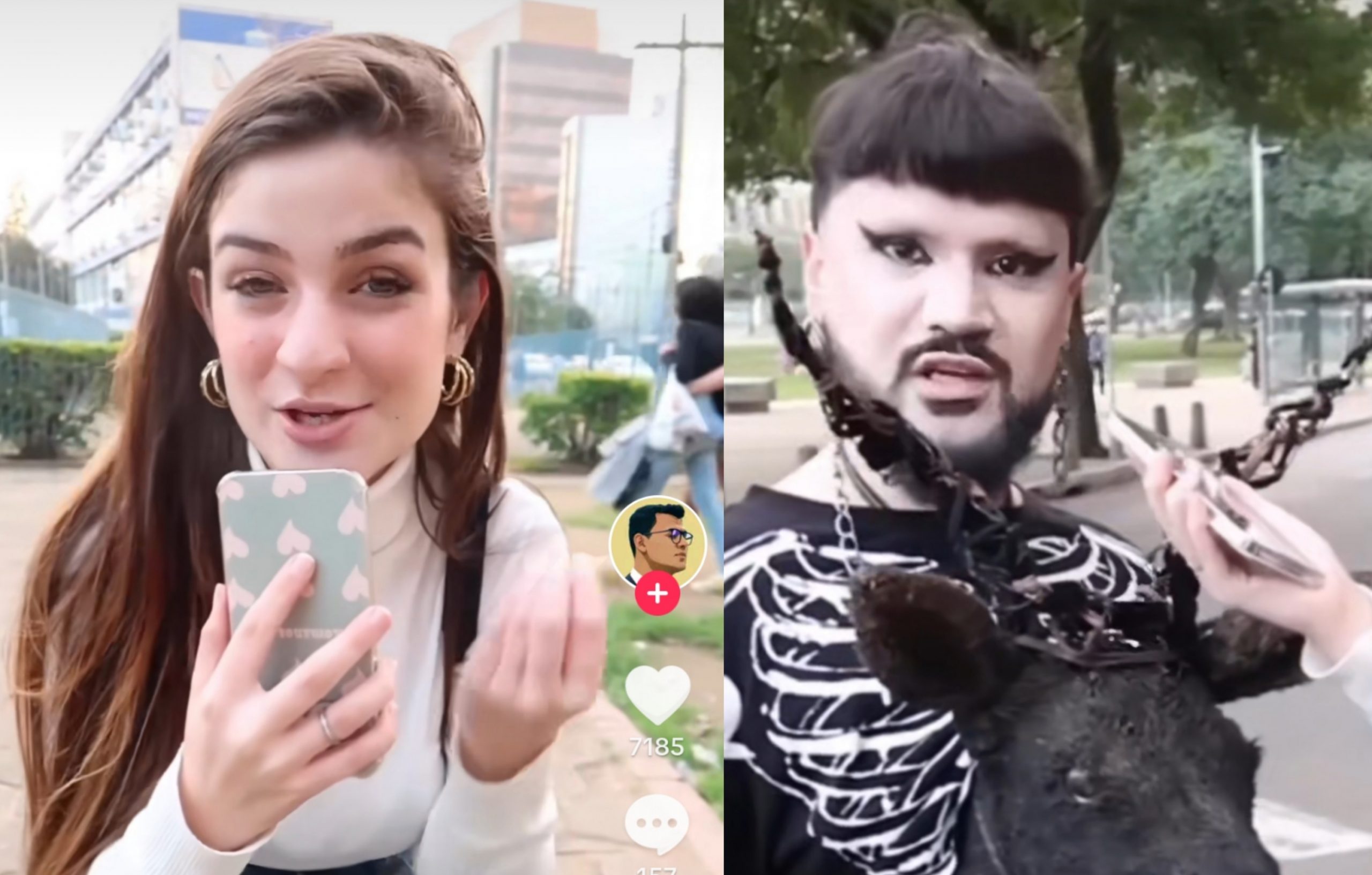 Tiktoker crente sem noção faz vlog na Parada de Porto Alegre