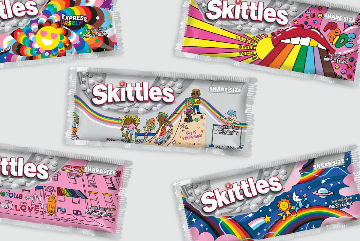 Ah, pronto! Conservadores estão indignados com o Skittles LGBTQ+
