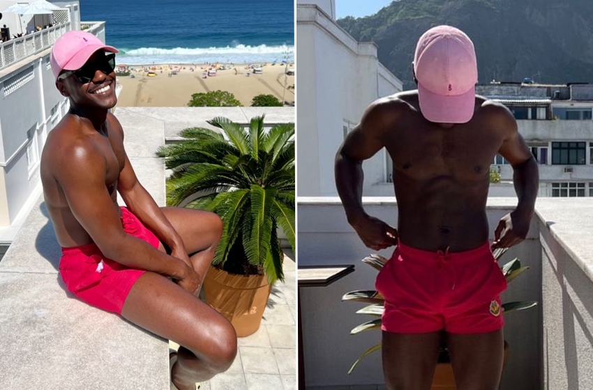  De férias no Rio, ator de “Sex Education” compartilha foto pegando sol em Copcabana