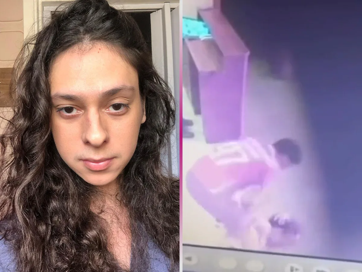 IMAGENS FORTES: Ator Victor Meyniel é espancado na porta de prédio