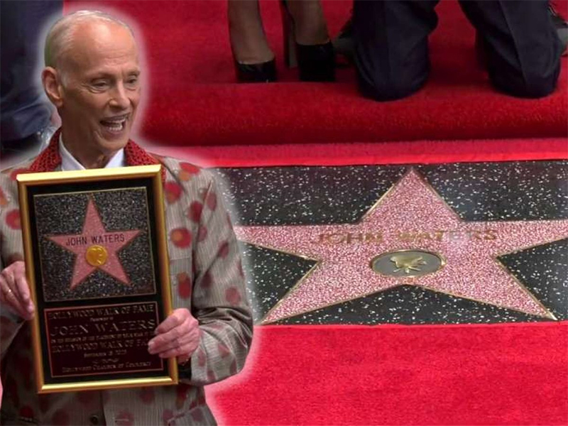 Inimigo do mainstream, John Waters finalmente ganha sua estrela na Calçada da Fama