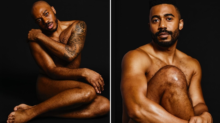  O corpo negro nu é o centro das atenções nesta campanha contra o HIV