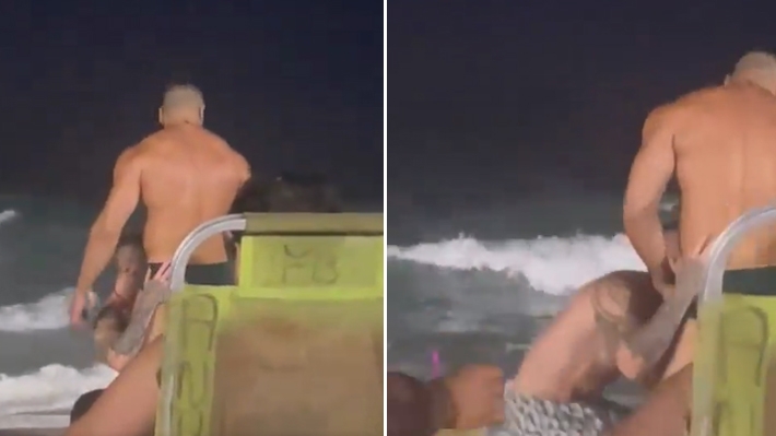  Dois homens são flagrados em momento íntimo em praia da Zona Sul do Rio de Janeiro