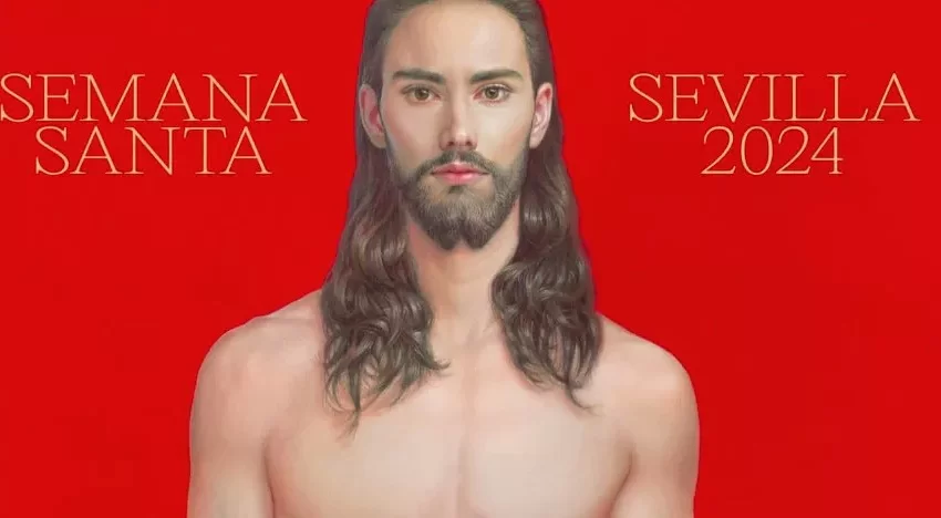  “Pintura sexy” de Jesus para cartaz da Páscoa desperta ira de conservadores