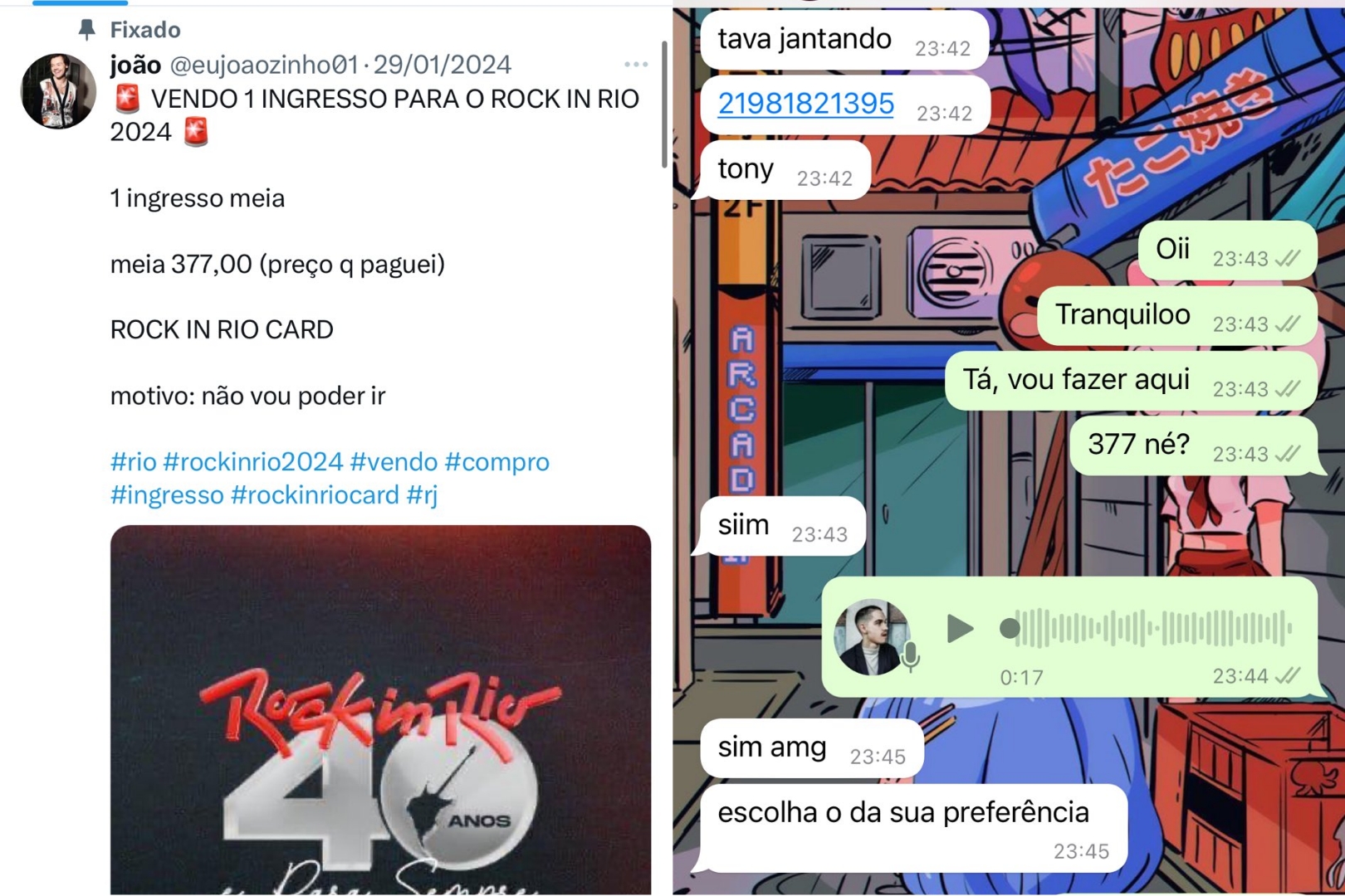 Fã de Katy Perry leva golpe e a ainda um fecho do golpista: “aceite que perdeu”