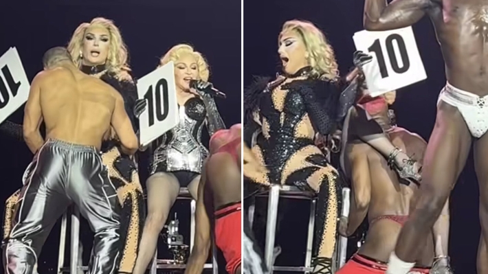  Plane Jane, de “Drag Race”, se junta a Madonna no palco para o show da The Celebration Tour