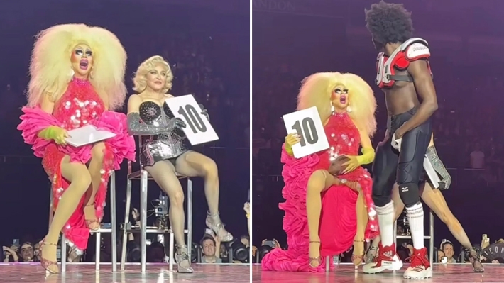  Trixie Mattel sensualiza para dançarinos após se juntar à Madonna na turnê Celebration
