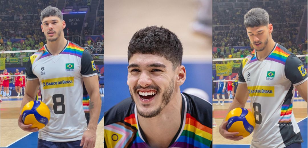 Novo muso da Seleção de Vôlei faz sucesso ao dançar música de Gaby Amarantos em intervalo de partida