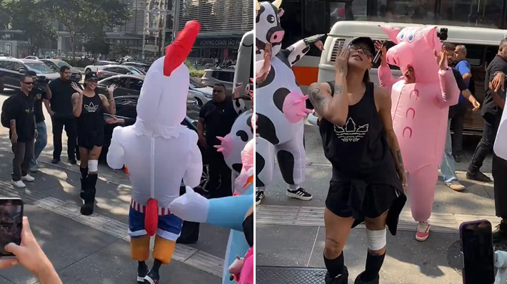 Pabllo Vittar para o trânsito na Avenida Paulista em busca do 1º lugar com “Alibi”
