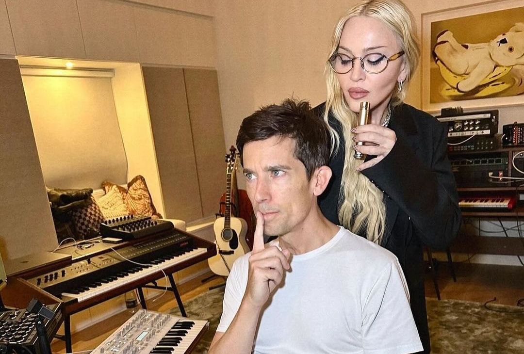 Novo álbum?! Madonna volta ao estúdio de gravação com produtor de “Confessions on a Dance Floor“