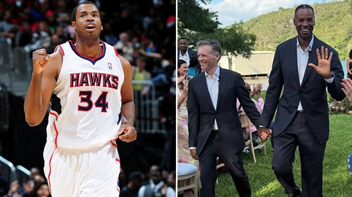  Primeiro jogador da NBA a se declarar gay, Jason Collins se casa com produtor de cinema