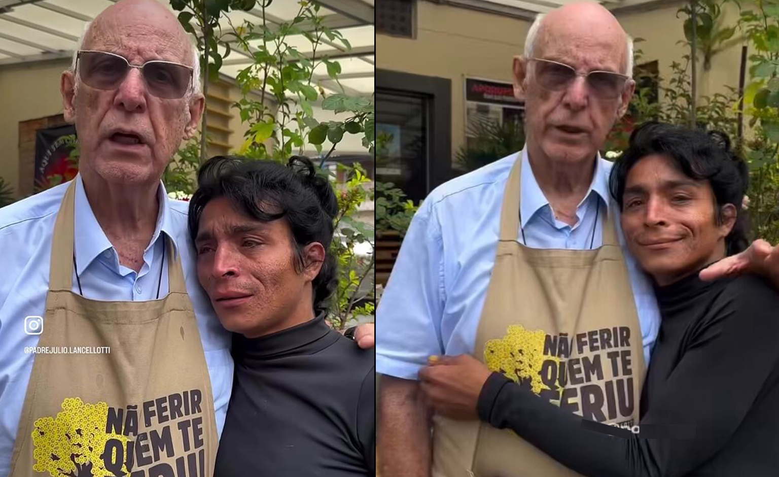 Padre Júlio Lancellotti lamenta morte de mulher trans em situação de rua e emociona com vídeo de acolhimento