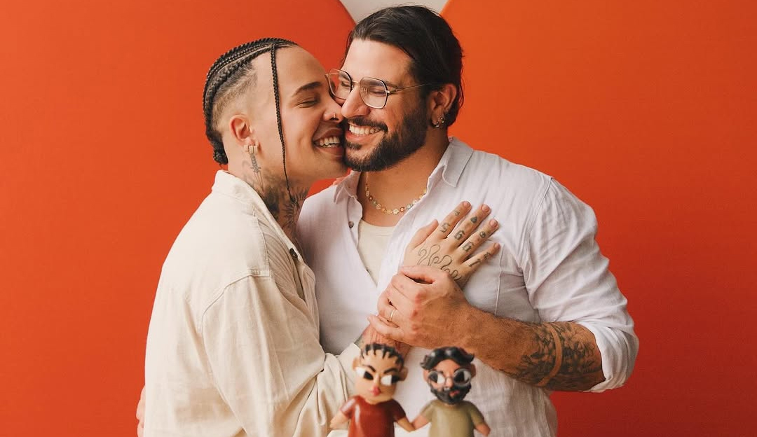 Gloria Groove oficializa união com Pedro Lopes após quase 11 anos de amor: “Amor leve, livre e bonito”