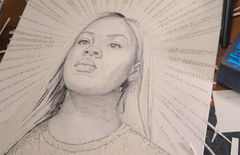  Artista transforma livros de Harry Potter em retratos de pessoas trans assassinadas em protesto contra J.K. Rowling