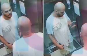 Vídeo mostra suspeito com faca e roupa suja de sangue após assassinato do ex-namorado em SC