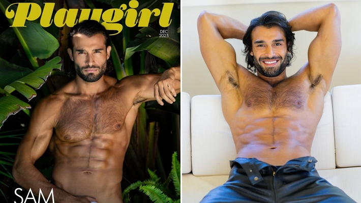  Ex-marido de Britney, Sam Asghari entrega sensualidade ao posar para Playgirl