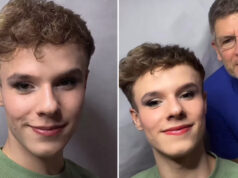 Pai interrompe live do filho maquiador para rebater ataque homofóbico e comove internautas: “Tenho orgulho do meu filho”