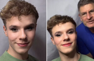 Pai interrompe live do filho maquiador para rebater ataque homofóbico e comove internautas: “Tenho orgulho do meu filho”