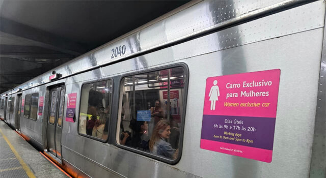 Rio de Janeiro amplia proteção contra assédio com vagões exclusivos 24h para mulheres
