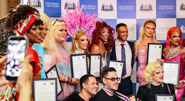 Drag queens recebem moções honrosas em cerimônia de visibilidade e resistência na Câmara Municipal do Rio