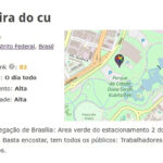 Site reúne 432 pontos de pegação gay em Brasília e detalha horários, perfis e locais